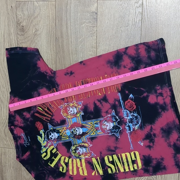 Guns and Roses Appetite for destruction bravado tie dye shirt size Medium - Picture 6 of 6